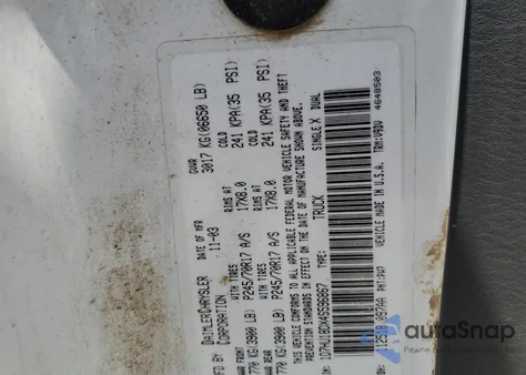 2004 Dodge Ram 1500 St z USA, uszkodzony, nr VIN 1D7HU18DX4S596867